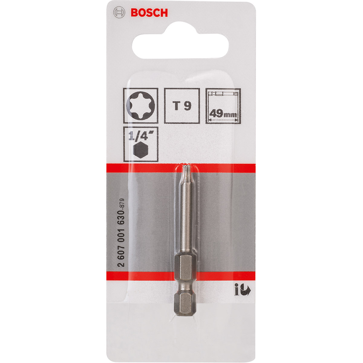 Bosch Schrauberbit Extra-Hart, Torx T9