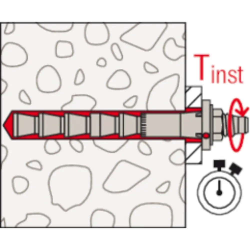 Fischer Highbond-Anker dynamic FHB-A dyn 12x100/25 hochkorrosionsbeständig