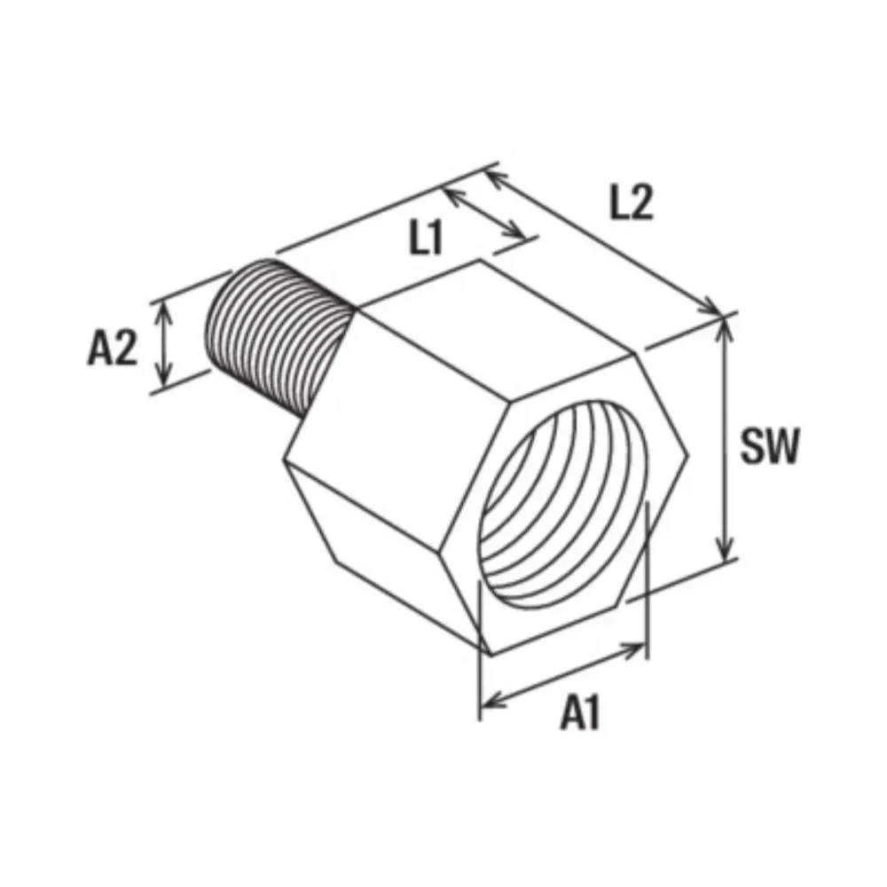 Fischer Reduzierstück RD M8 / M6