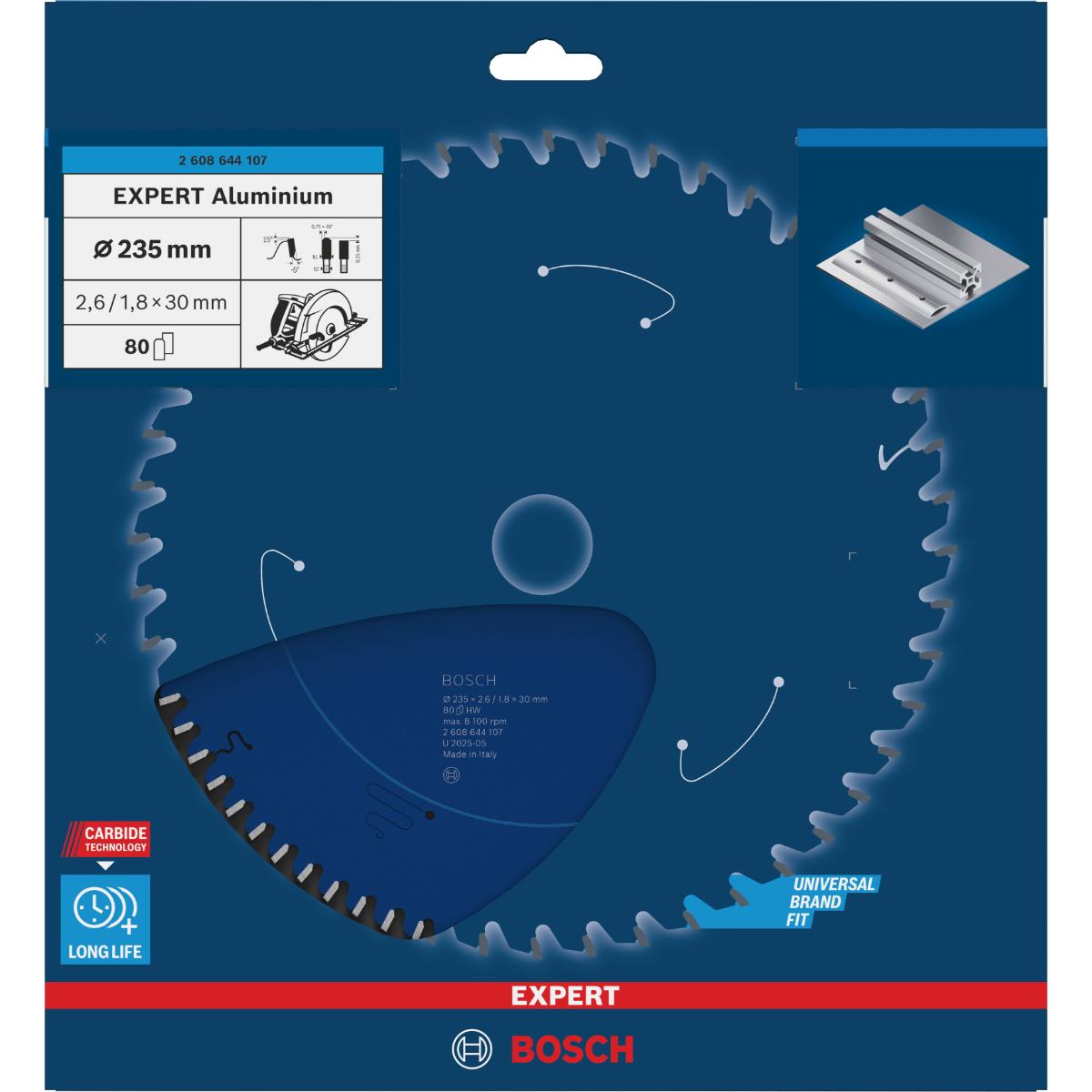 Bosch Kreissägeblatt Expert for Aluminium ø 235 mm