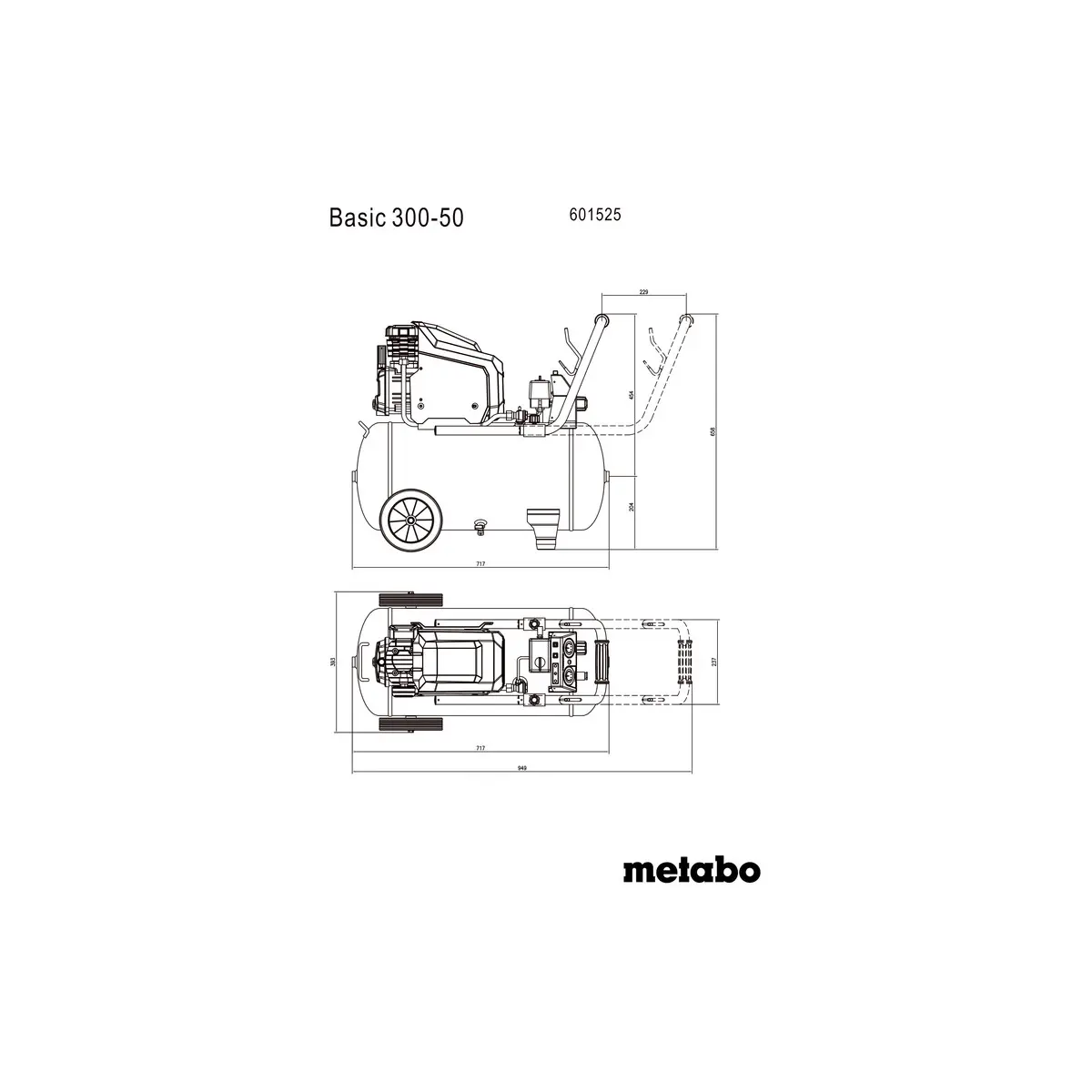 Metabo Kompressor Basic 300-50 - Karton