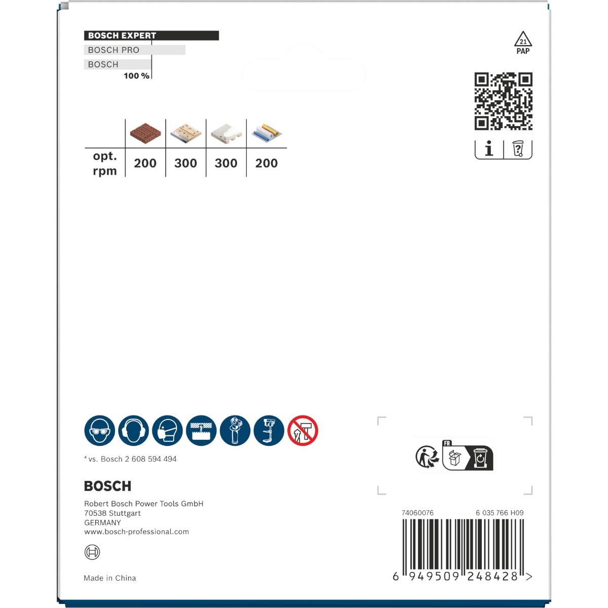 Bosch EXPERT Construction Material Power Change Plus Lochsäge, 114 x 60 mm