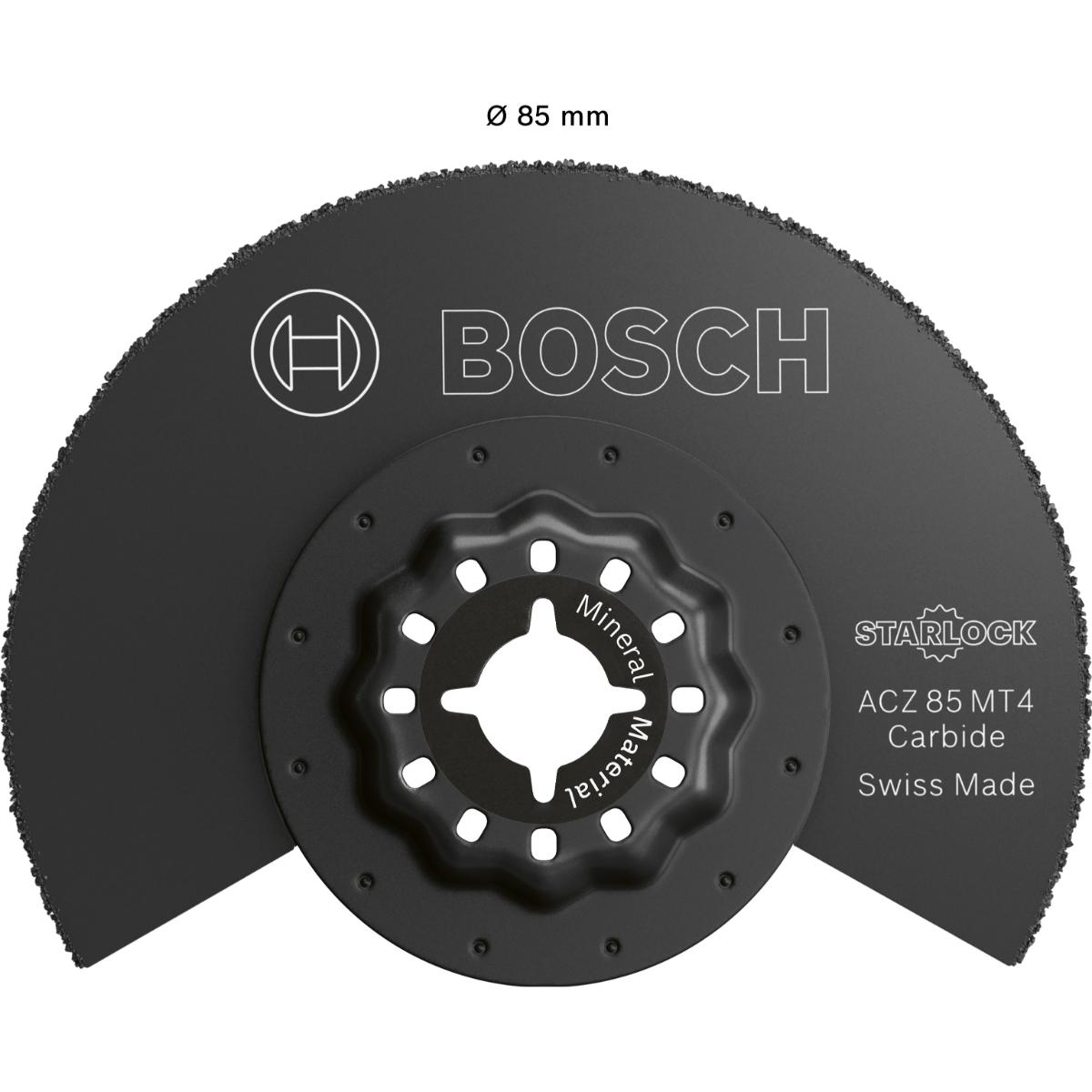 Bosch ACZ 85 MT4 Mineralische Werkstoffe Segmentsägeblatt, Starlock, 85 mm, 10-Stück