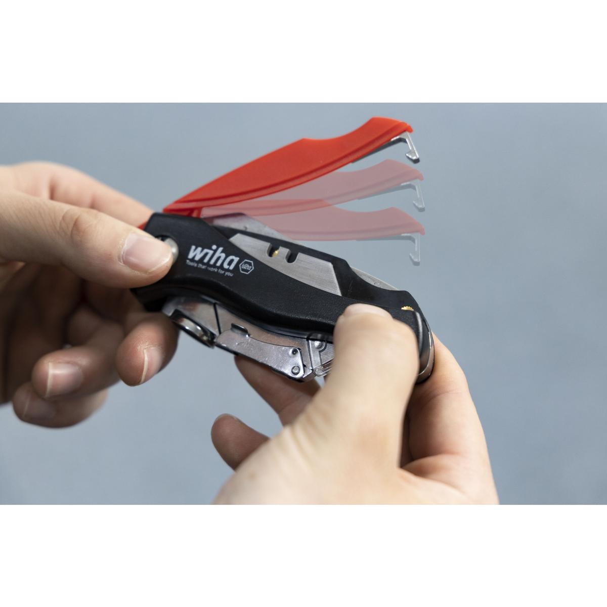 Wiha Klappmesser mit 6 Trapezklingen