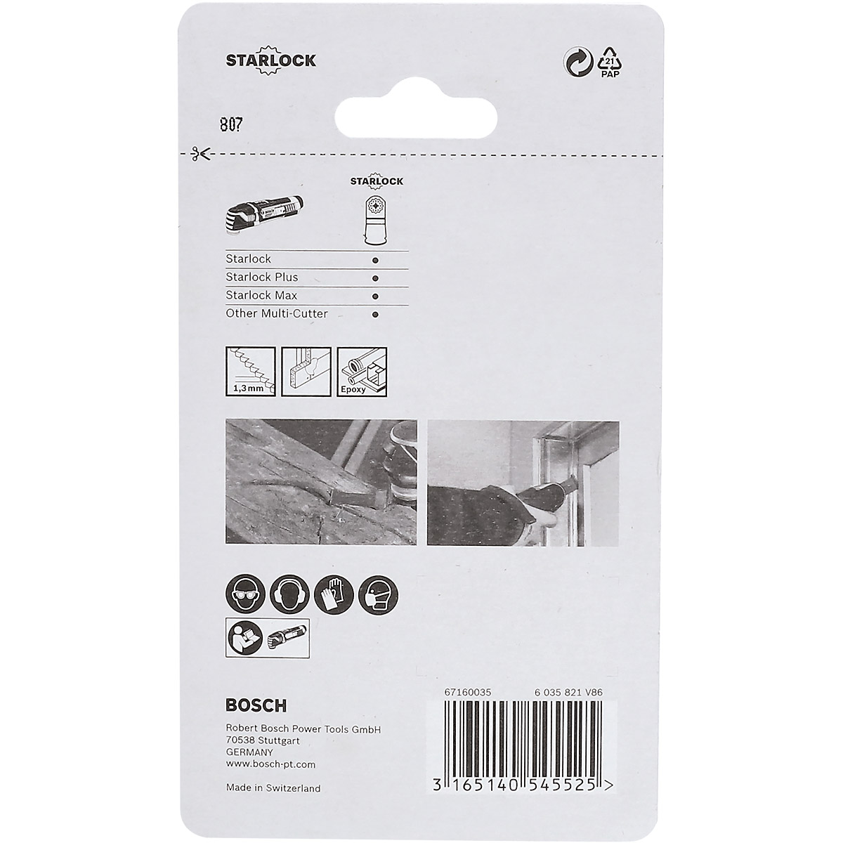 Bosch BIM Tauchsägeblatt AIZ 32 AB, Metal, 50 x 32 mm, PAK
