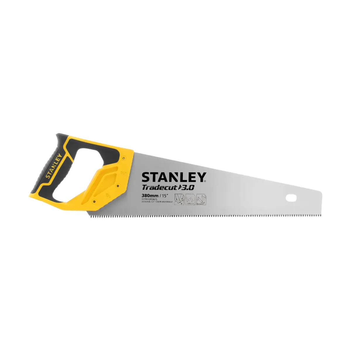 STANLEY Tradecut Holzsäge 15 Zoll / 380 mm 11 TPI