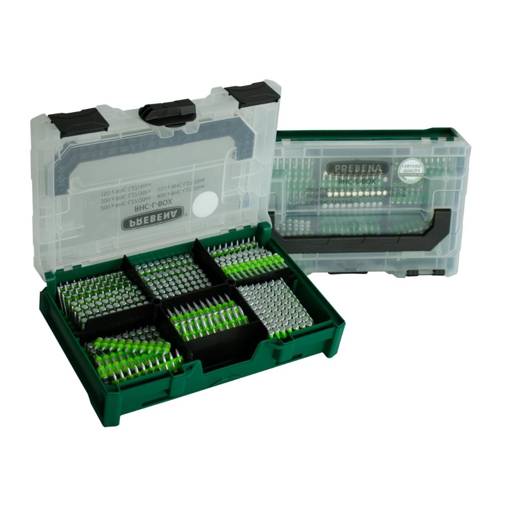 PREBENA Stahl-/Betonnägel RHC-L-BOX verzinkt light