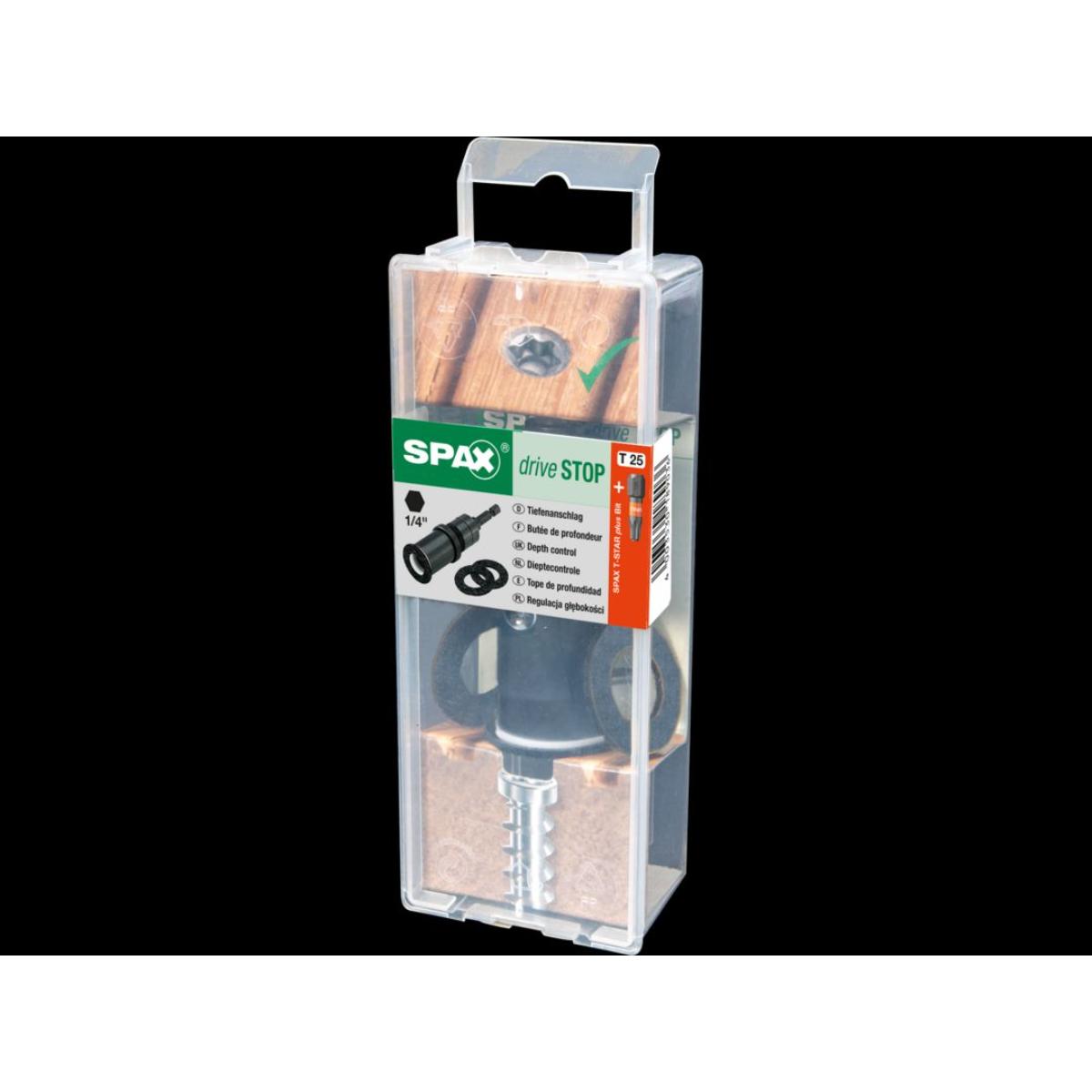 SPAX TIEFENANSCHLAG DRIVE STOP MIT FILZRINGEN UND T25 T-S