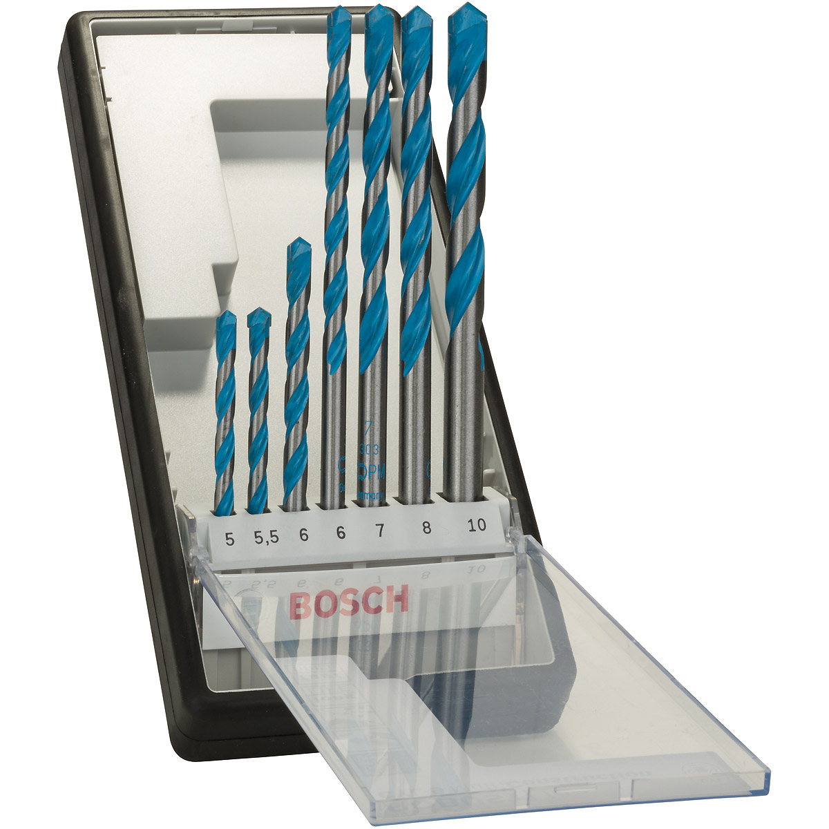 Bosch Mehrzweckbohrer-Robust Line-Set CYL-9 Multi Construction, 7-teilig