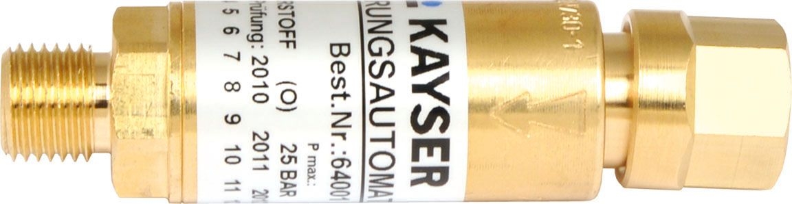 ELMAG Rückschlagsicherung für Brenngas (Propan/Azetylen)