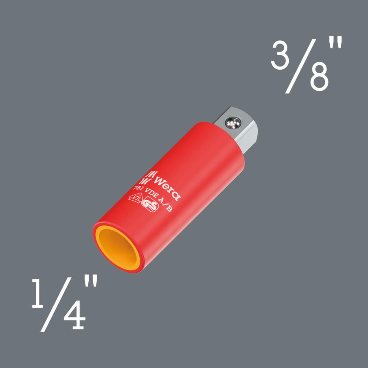 Wera 781 A/B VDE-Verbindungsteil, isoliert, 1/4"