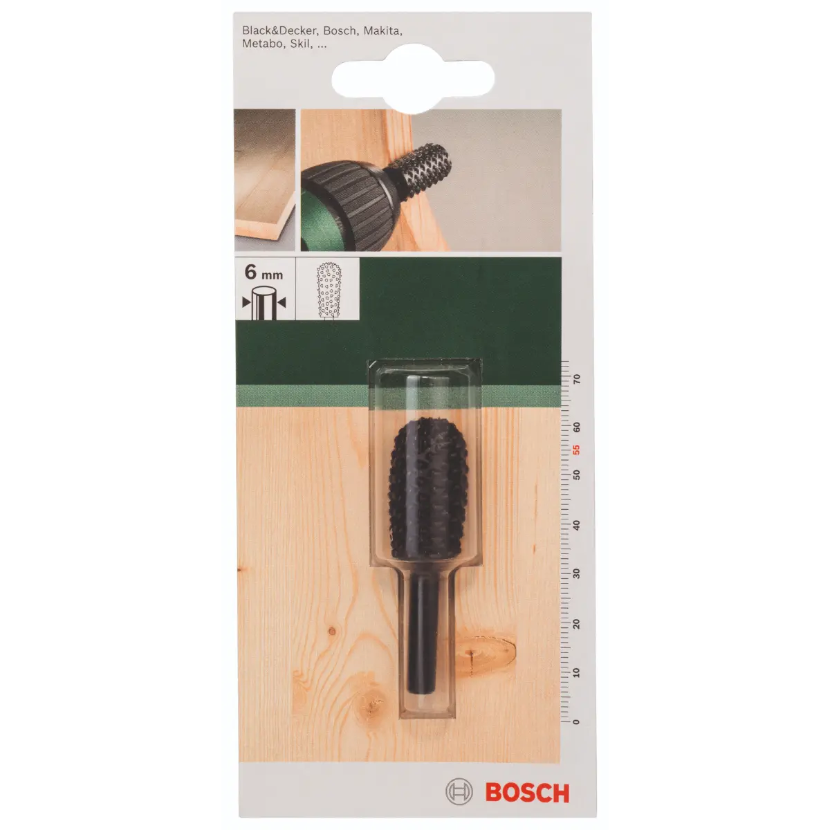 Bosch Holzraspel, konkav