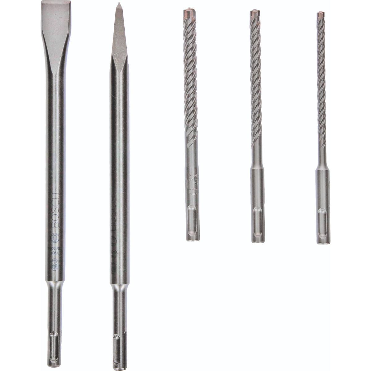 Bosch PRO SDS plus-4C Meißel- und Bohrersatz, 5-teiliges Set