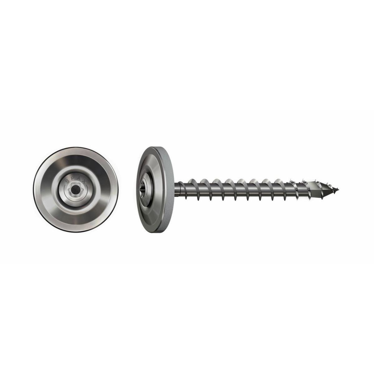 SPAX SPENGLERSCHRAUBE A2 T-STAR PLUS T20 4CUT DICHTSCHEIBE 15MM L 60 Stück