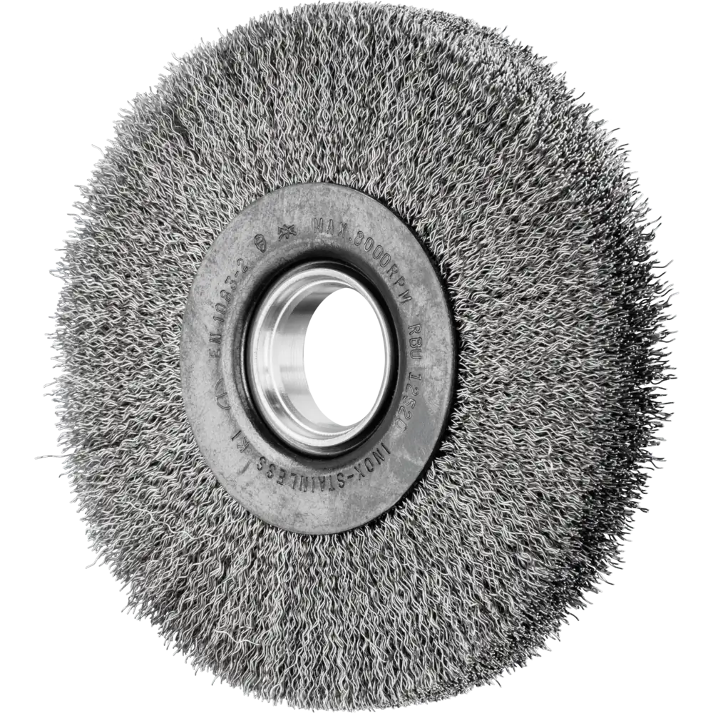 PFERD TOOLS Rundbürste breit ungezopft RBU Edelstahl-Draht