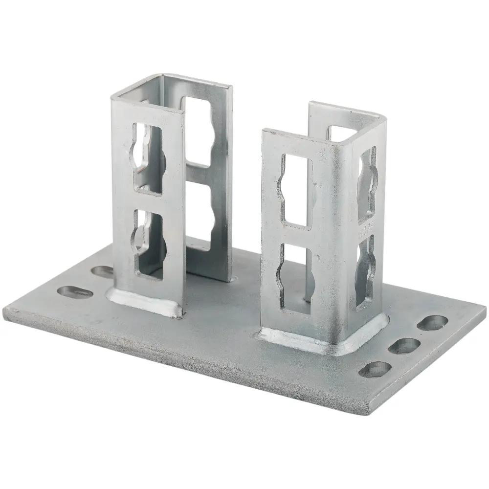 Fischer Sattelflansch PSF 124 zinklamellenbeschichtet