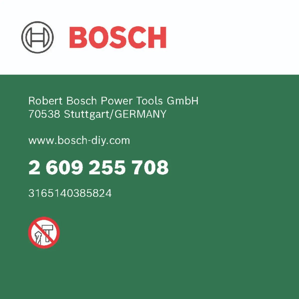 Bosch Zahnkranzbohrfutter mit SDS plus-Adapter