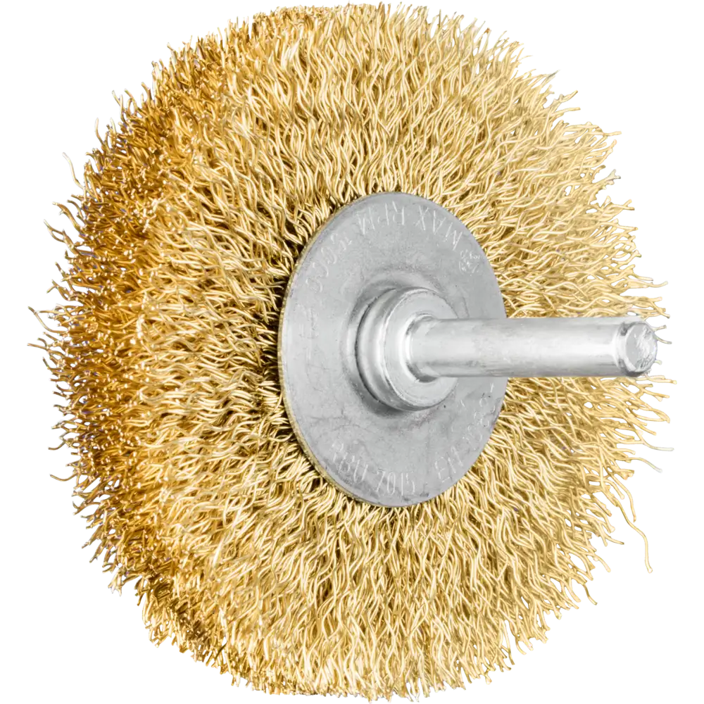 PFERD TOOLS Rundbürste ungezopft RBU Messing-Draht mit Schaft