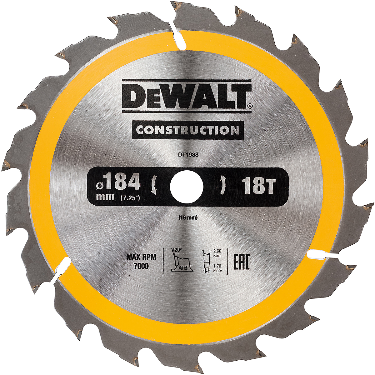 DEWALT XR EXTREME Kreissägeblatt Handkreissäge Extra schnelle Schnitte