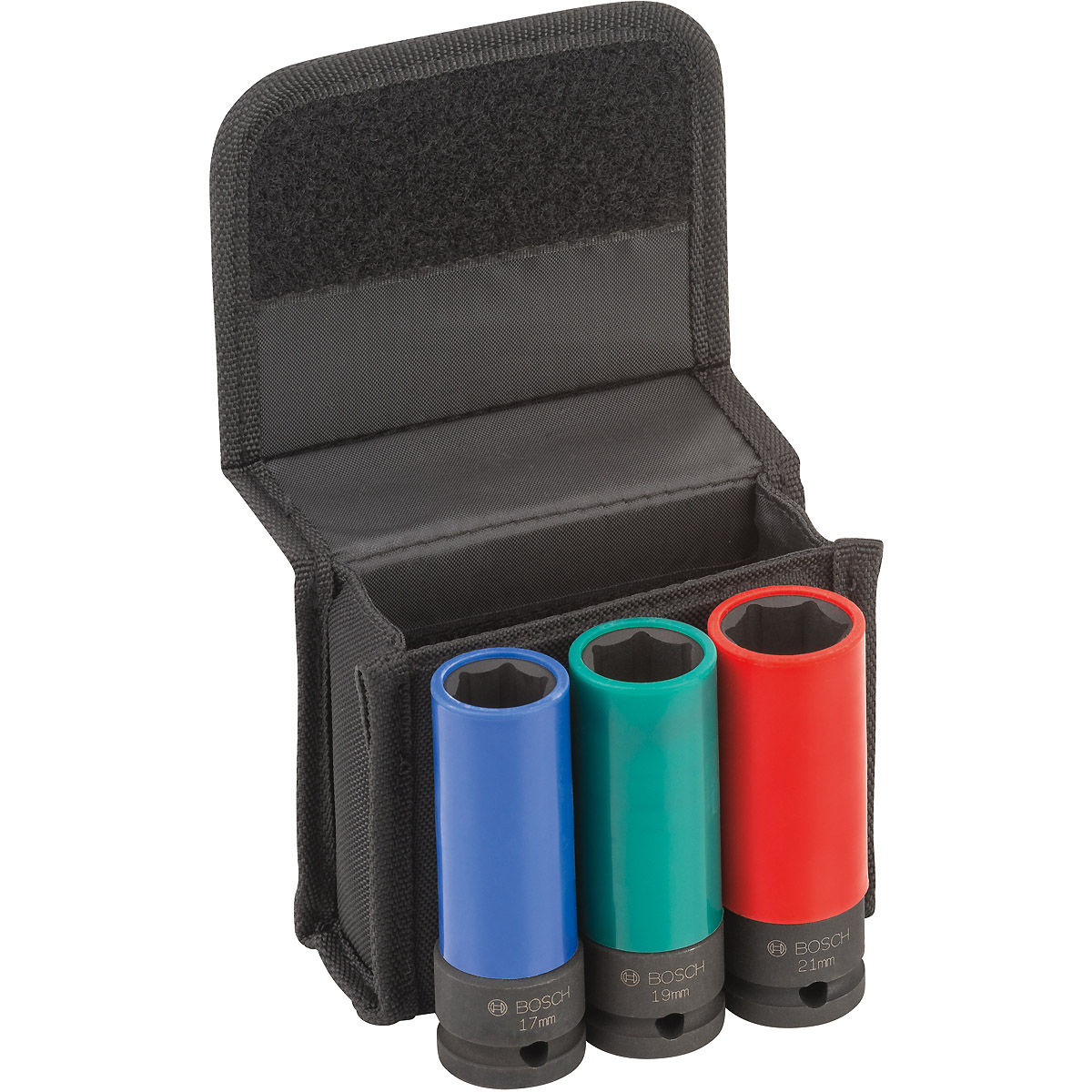 Bosch Steckschlüsseleinsätze-Set, 3-teilig, L 85 mm, SW 17 - SW 21