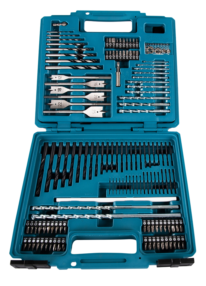 Makita Bohrer-Bit-Set, 212-teilig - Bohrer - Bits - Steckschlüsseleinsätze - E-06270