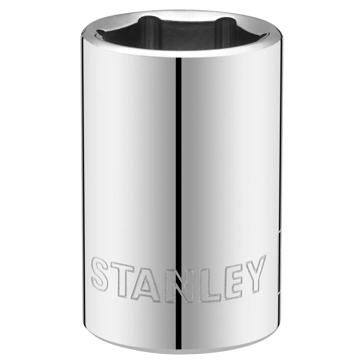 STANLEY 1/2 Zoll 6-Kant Stecknuss 18 mm mit MaxiDrive-Profil