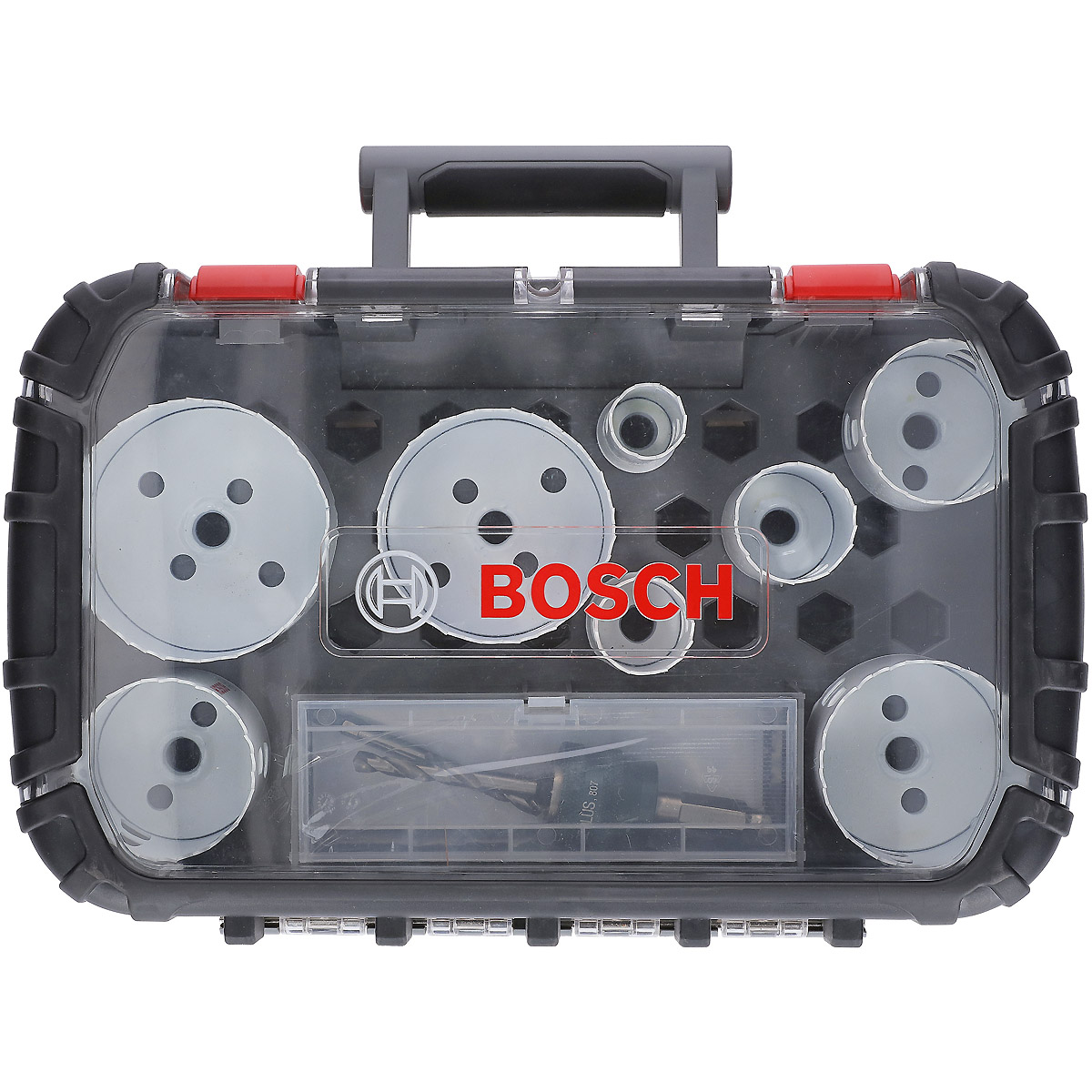 Bosch Lochsägen-Set Progressor for Wood and Metal, 11-teiliges Elektrikerset, 25-86 mm