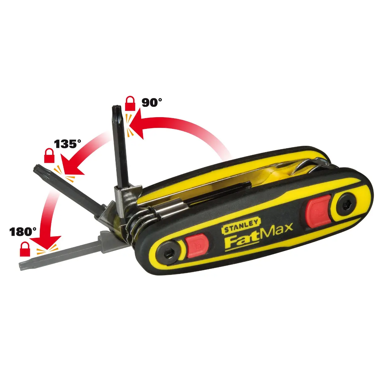 STANLEY FATMAX Stiftschlüssel-Set im Halter, Torx, 8-tlg.