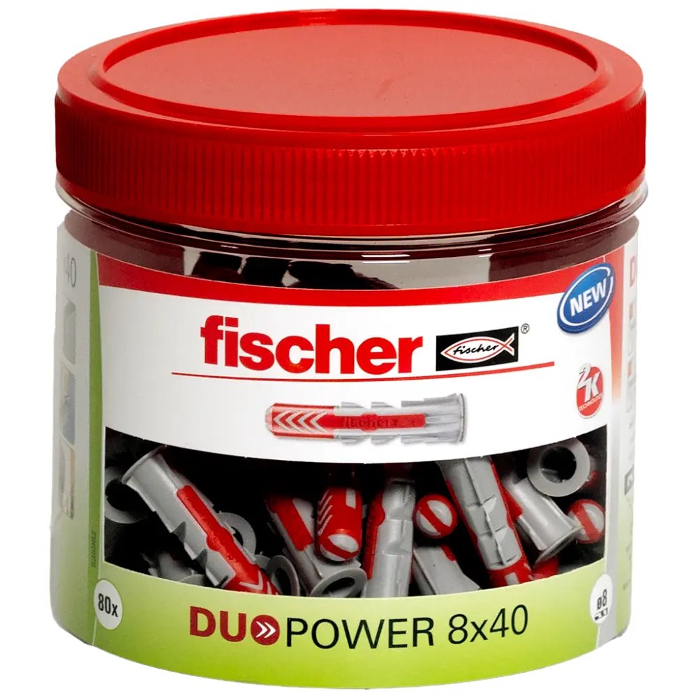 Fischer Universaldübel DuoPower 8x40 Dose (80)