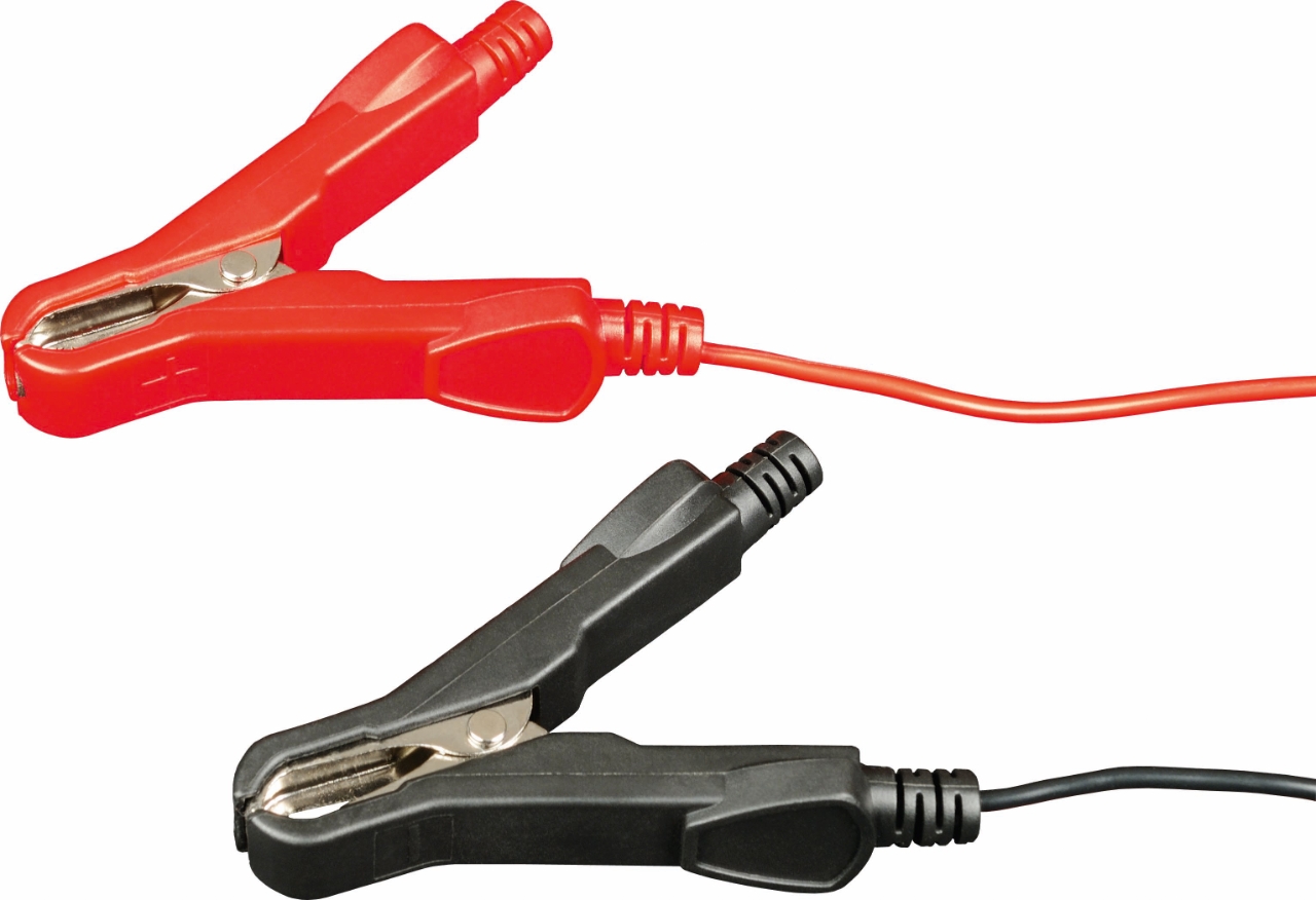ELMAG Ladekabel inkl. Polklemmen rot/schwarz, L=0,5m