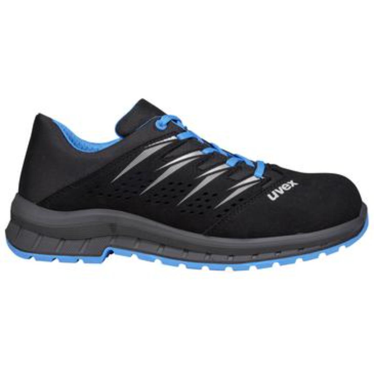 uvex 2 trend Sicherheitsschuh Halbschuhe S1 blau-schwarz