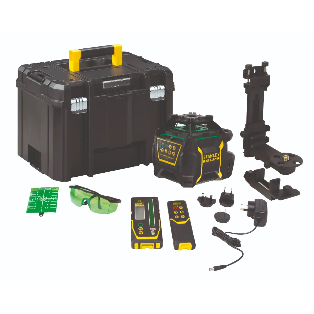 STANLEY FATMAX RL750L Rotationslaser grün (Lithium-Ionen) mit Lotfunktion auf-/abwärts, im PRO-STACK Koffer