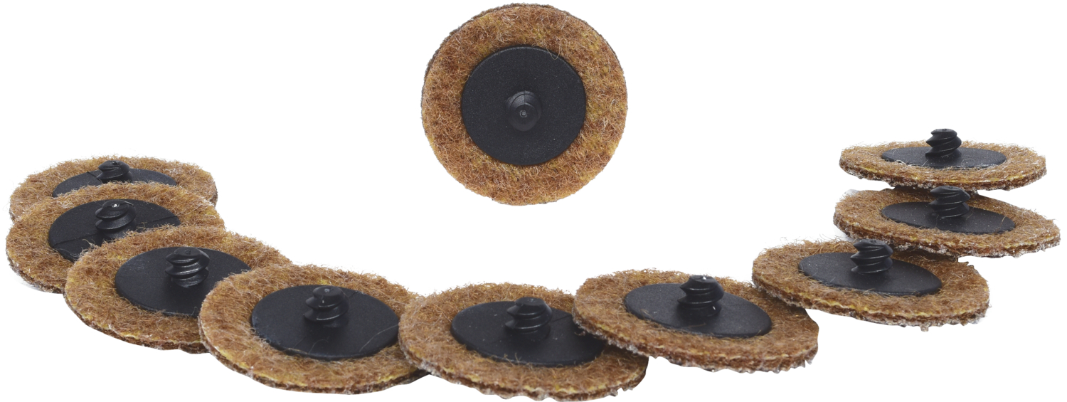 KS Tools Ersatz-Schleifpads, Ø50mm, 10er Pack Sandpapier