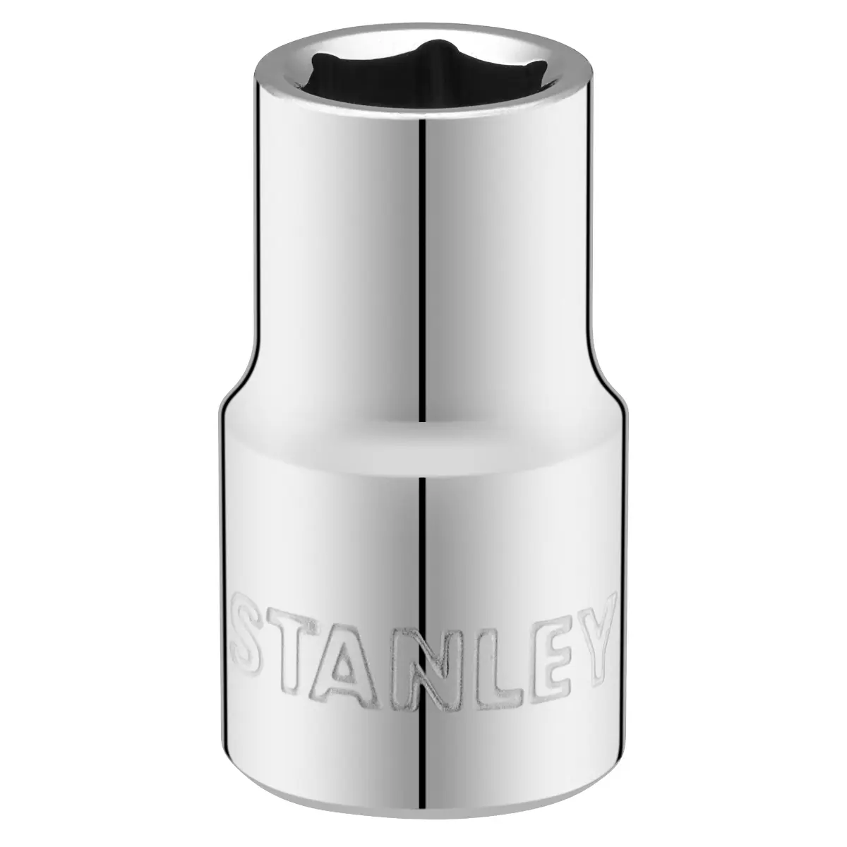 STANLEY 1/2 Zoll 6-Kant Stecknuss 12 mm mit MaxiDrive-Profil