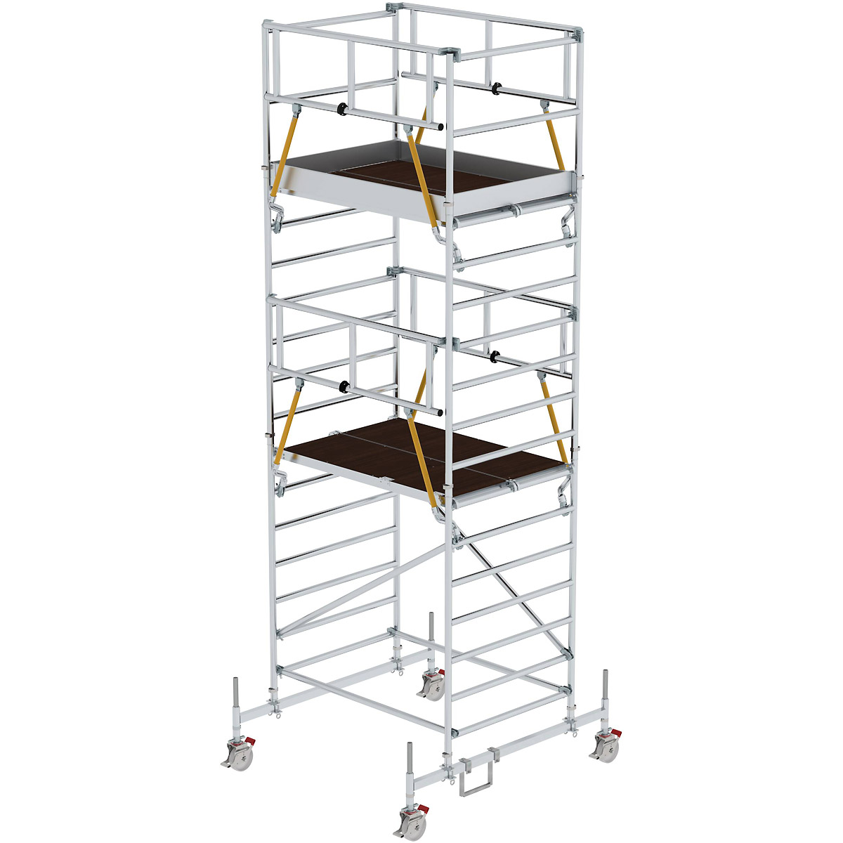 Munk Rollgerüst SG 1,35 x 1,80 m mit Fahrbalken & Doppel-Plattform