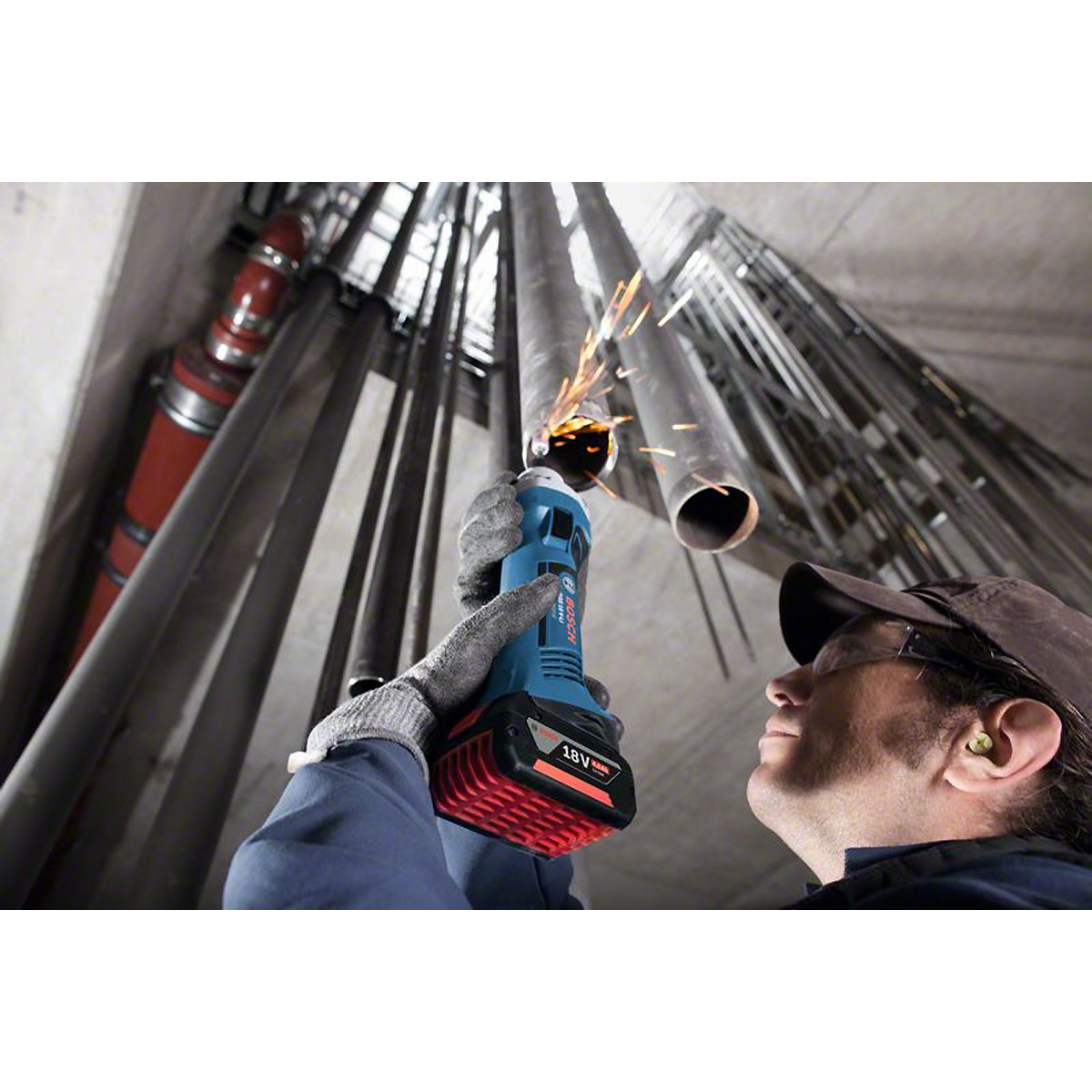 Bosch Geradschleifer GGS 18V-LI (C) solo CLC