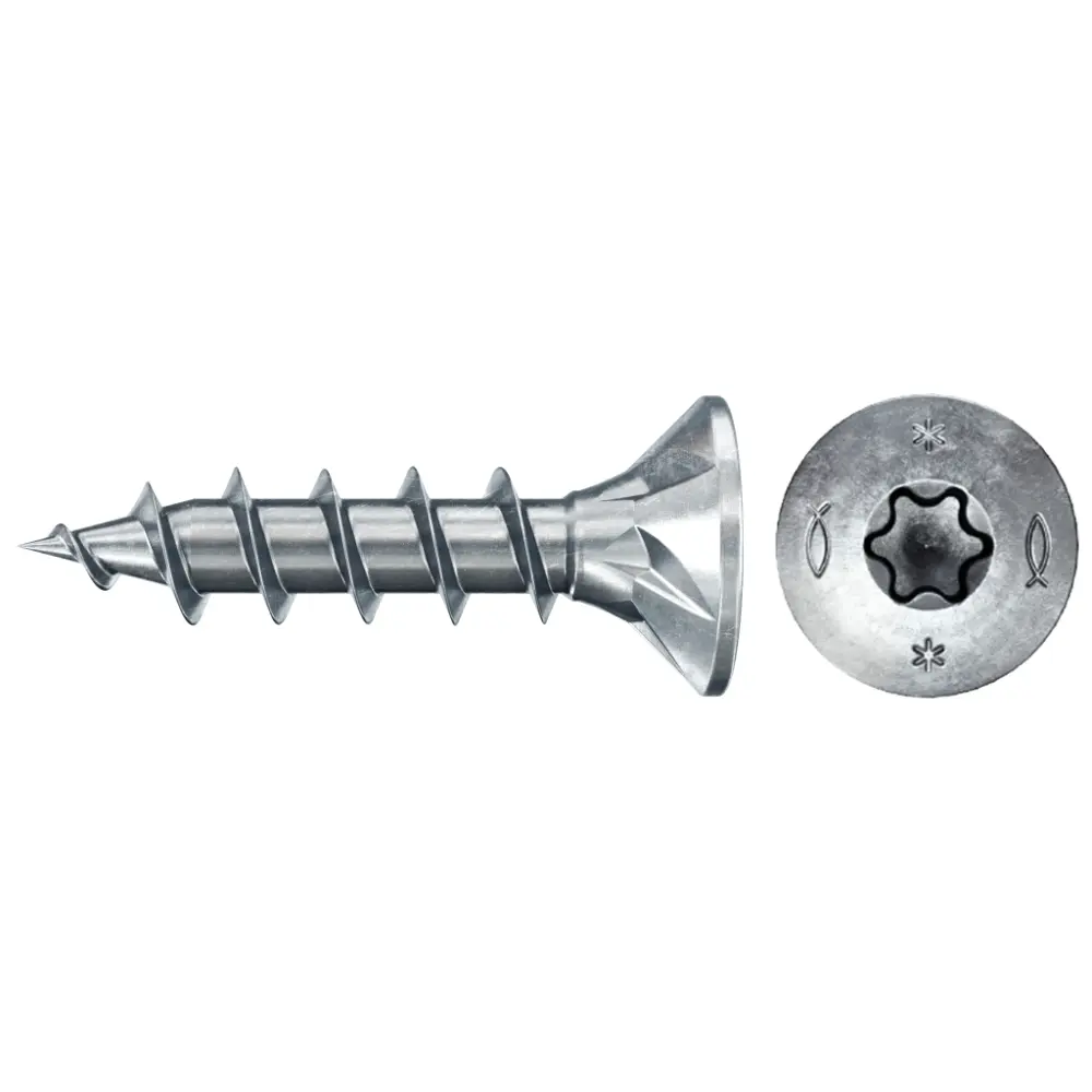 Fischer Spanplattenschraube 4,5x20 PowerFast FPF II CTF BC, Senkkopf, Innenstern TX, Vollgewinde