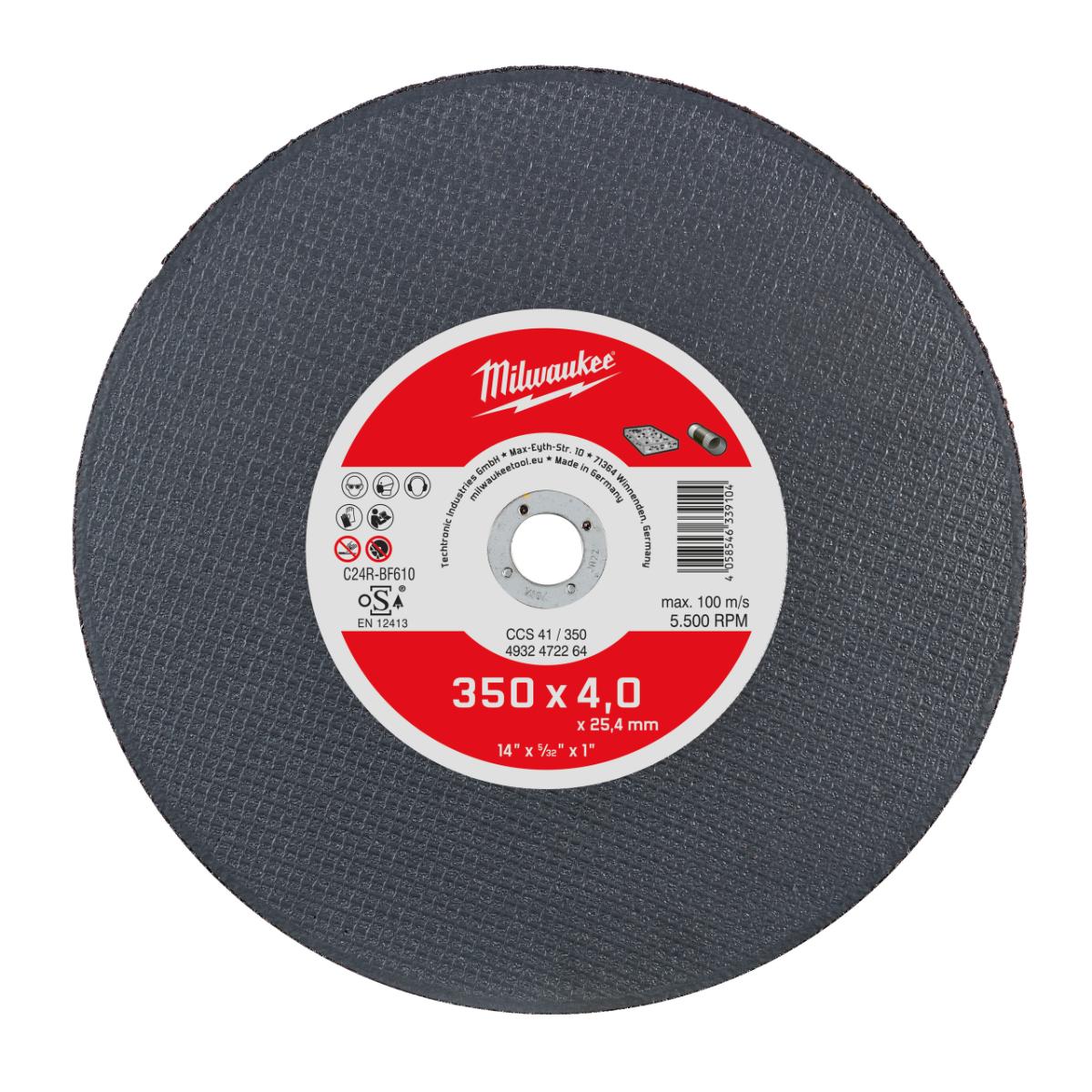 Milwaukee - Trennscheibe Ductil 350 mm - 4932472264