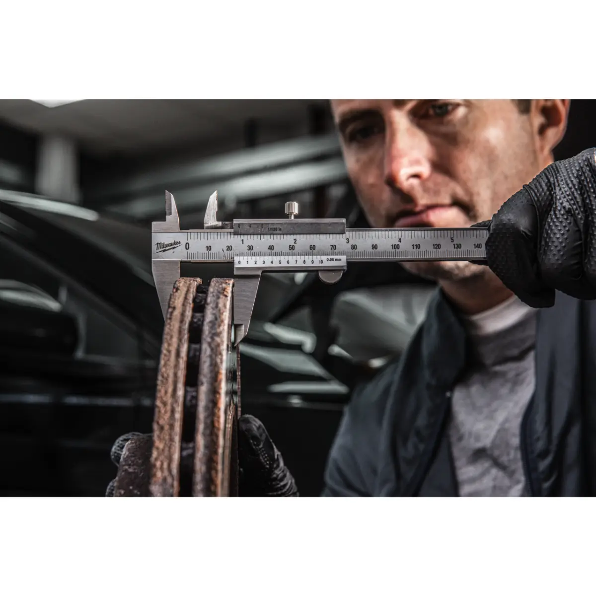 Milwaukee Taschen-Messschieber, Messbereich 0-150 mm in Aufbewahrungsbox