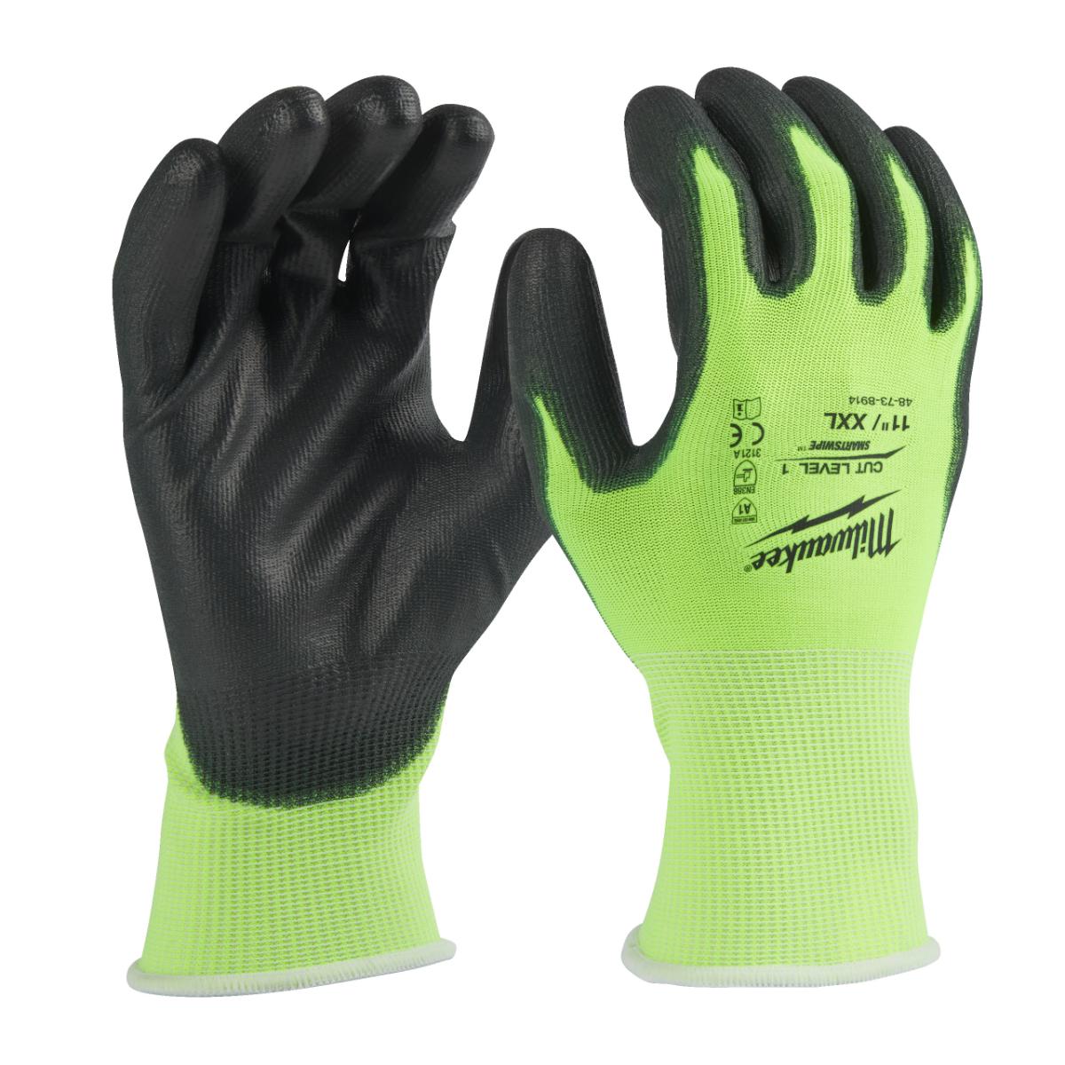 Milwaukee - SCHNITTSCHUTZHANDS. 1/A 11/XXL HI-VIS - 4932479920