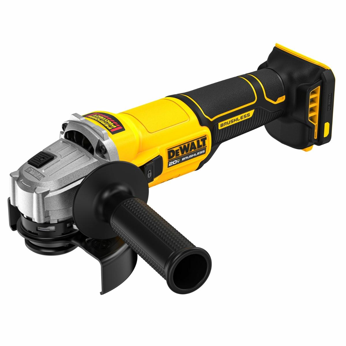 DEWALT 18 Volt Akku-Winkelschleifer 125 mm, Schiebeschalter