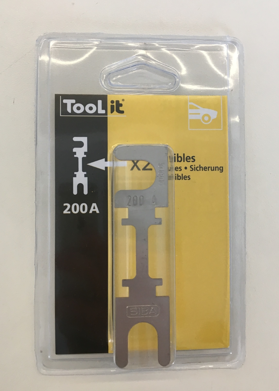 ELMAG ALU-Sicherung 200 A, L80xB20mm (2 Stk./Pkg.)