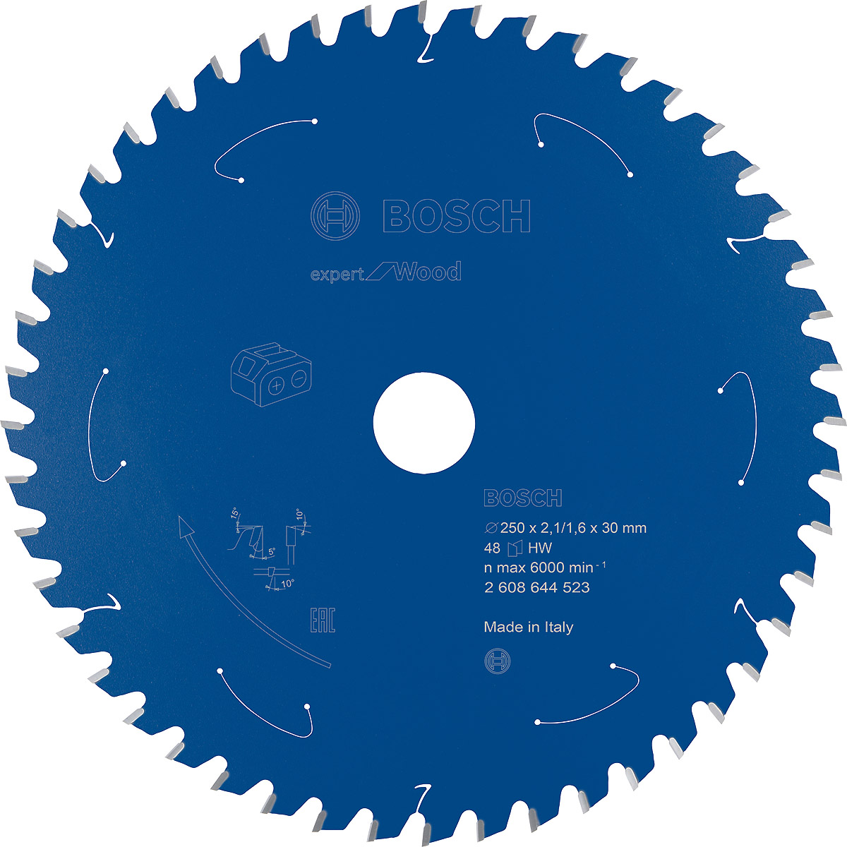Bosch Akku-Kreissägeblatt Expert for Wood ø 250 mm