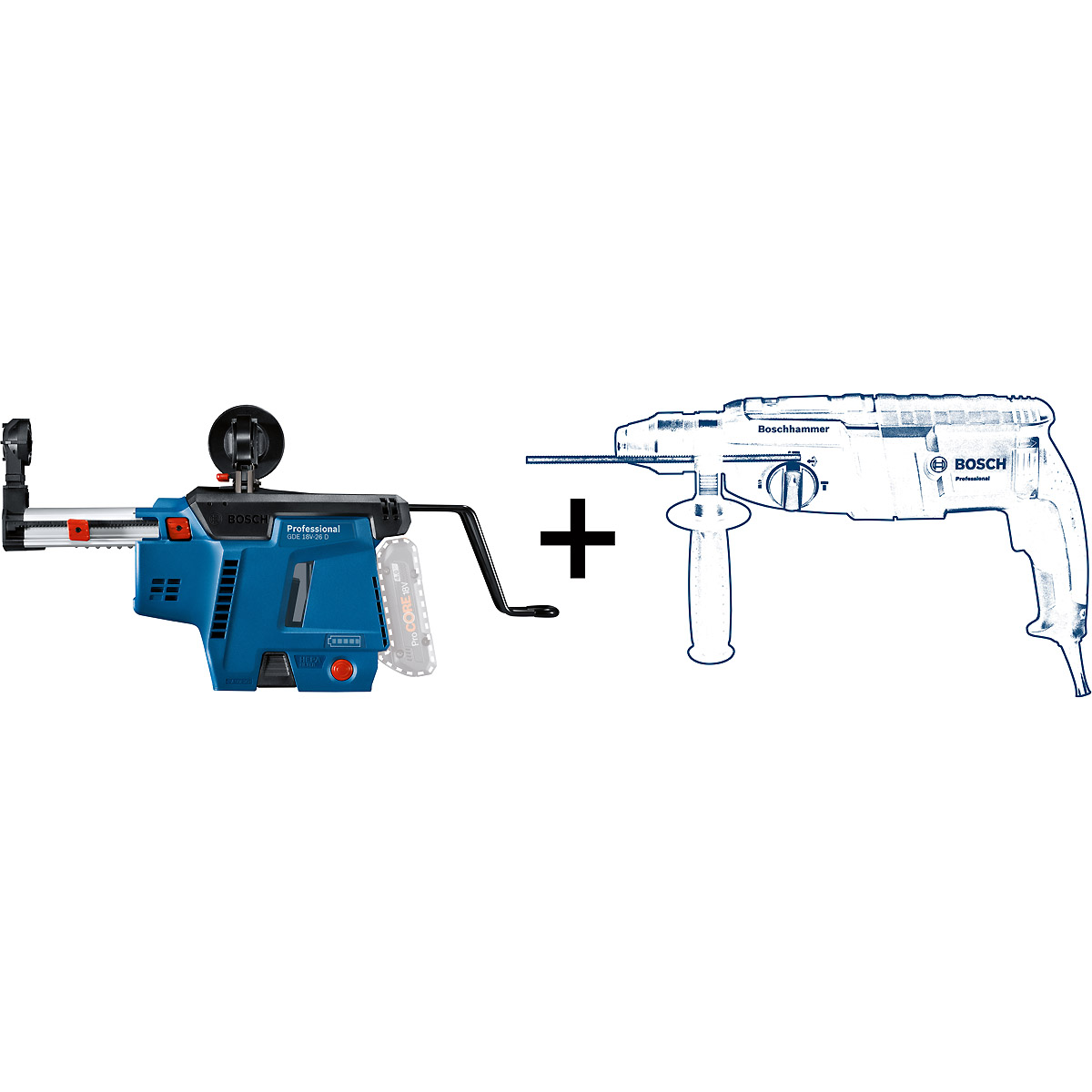 Bosch Akku-Staubsauger GDE 18V-26 D, Solo Version, im Karton