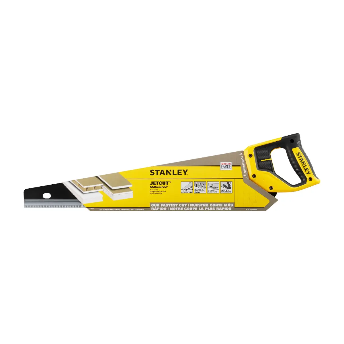 STANLEY JETCUT-Gipskartonsäge Appliflon 550mm 7TPI