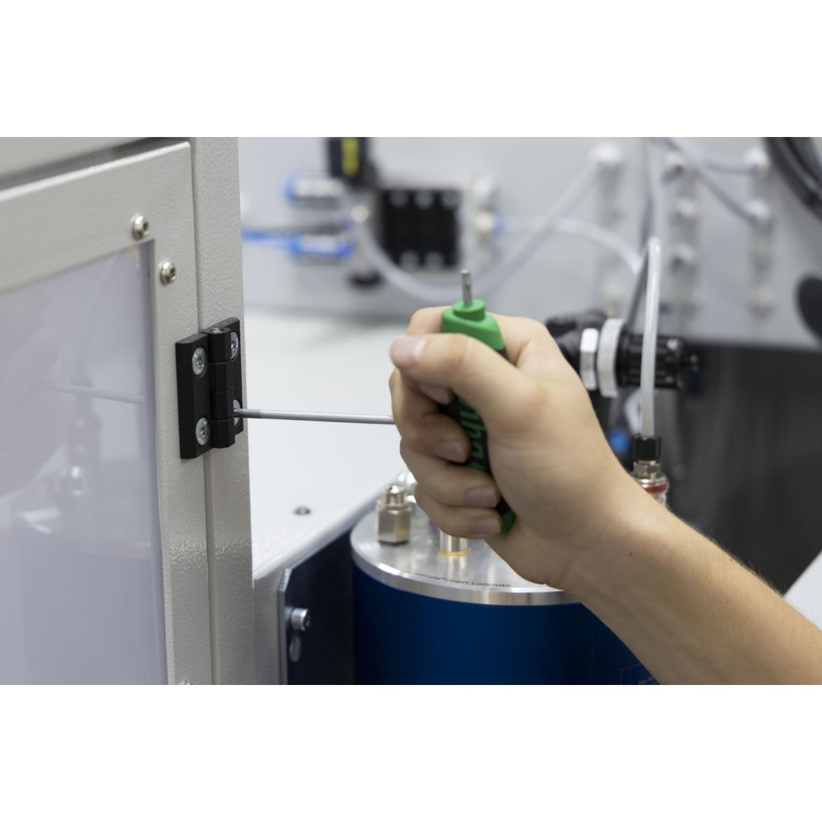 Wiha Stiftschlüssel mit Quergriff Set ComfortGrip TORX 6-teilges Set mit Seitenabtrieb, mattverchromt