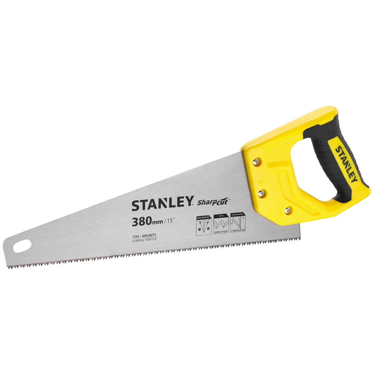 STANLEY Sharpcut Holzsäge 15"/ 380 mm, 7 TPI