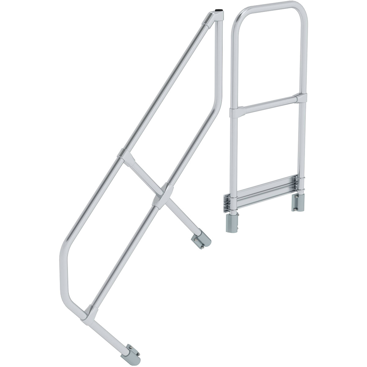 Munk Zweiter Handlauf für Treppe mit Plattform 45°