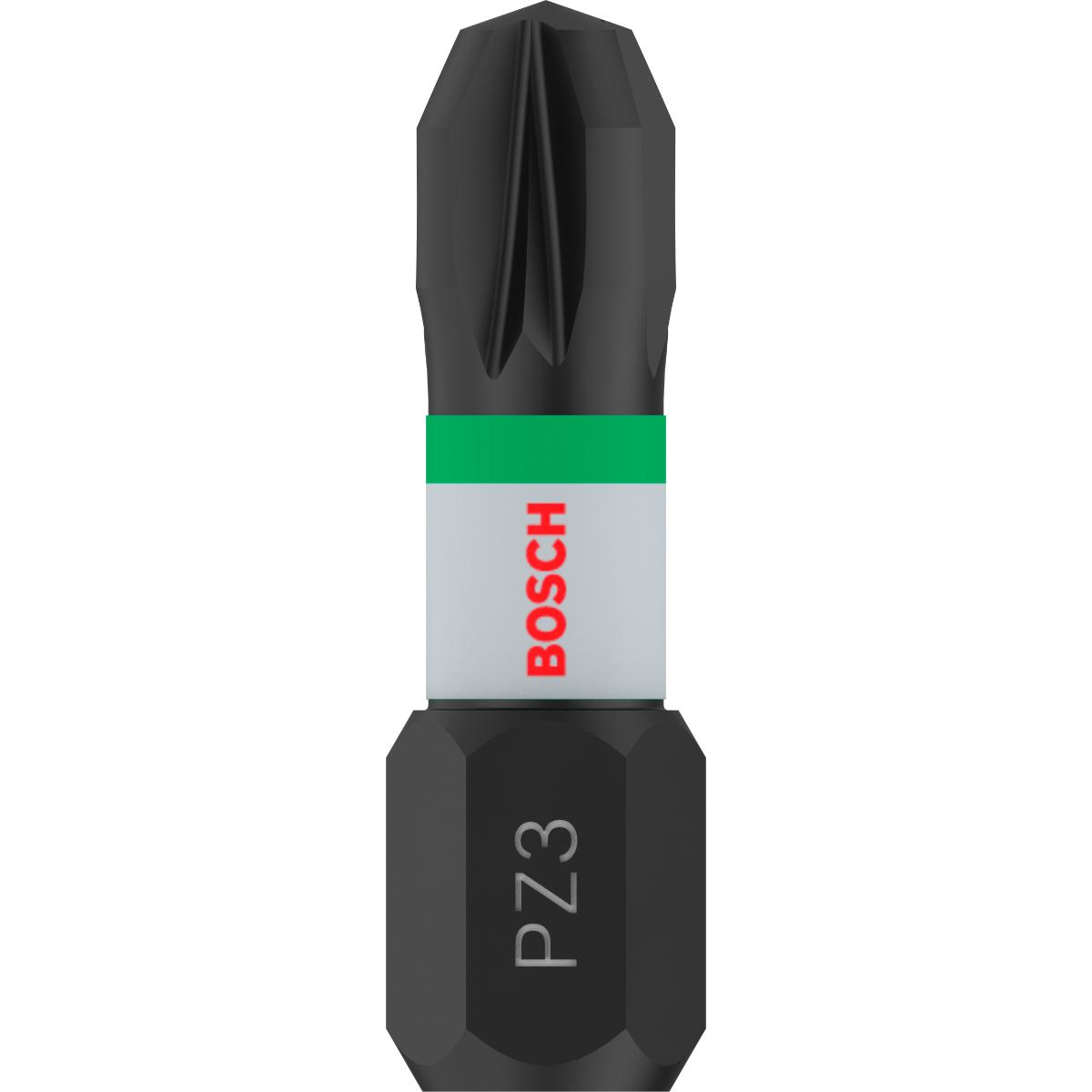 Bosch PRO Impact Control Schrauberbit, 25 mm, 2x PZ3 für Schraubendreher
