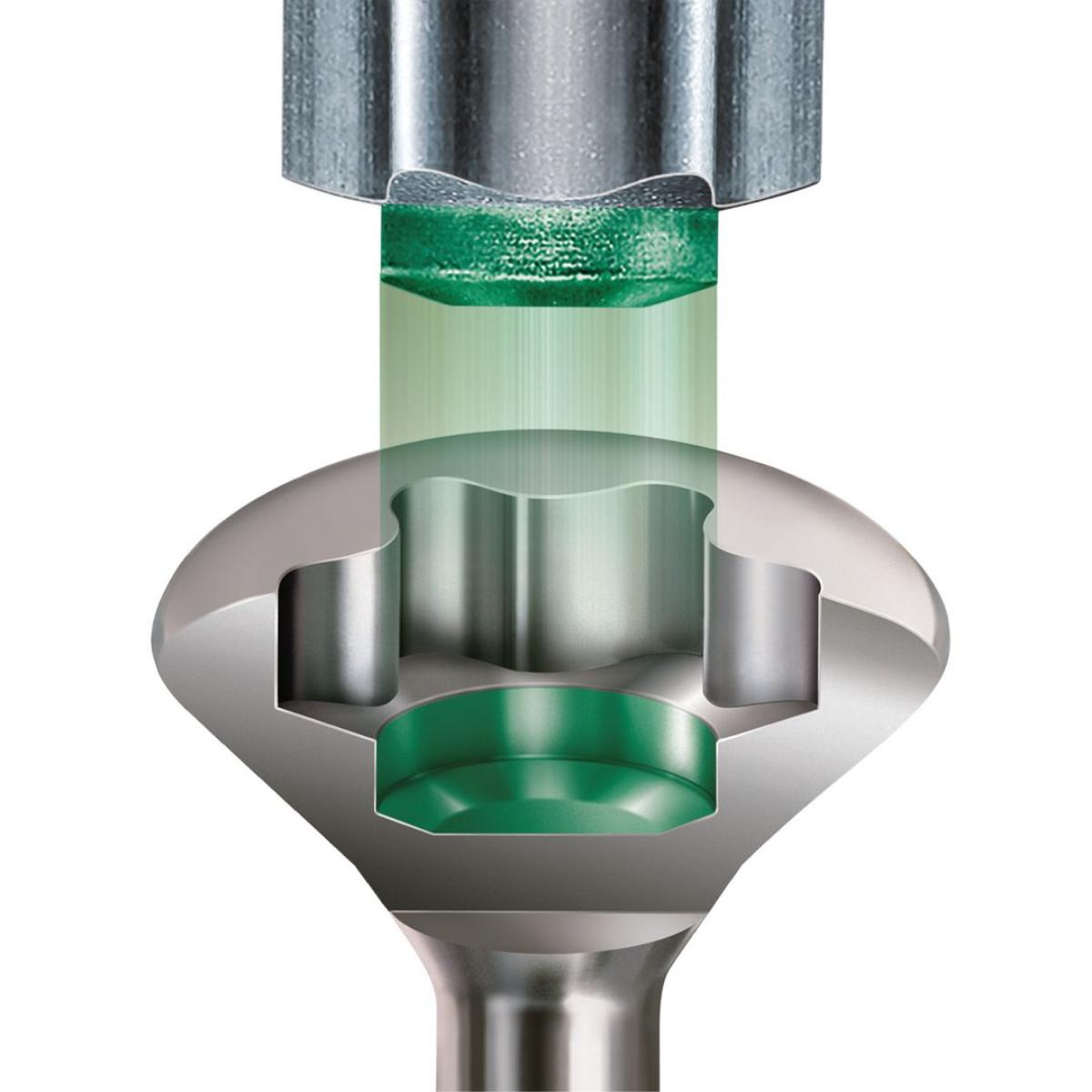 SPAX SPENGLERSCHRAUBE A2 T-STAR PLUS T20 4CUT DICHTSCHEIBE 15MM L 60 Stück